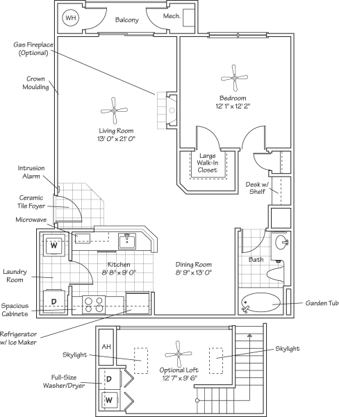 The Astoria                                        Floorplan Image